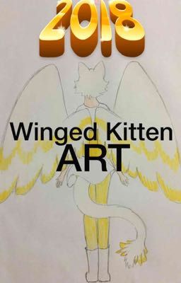2018 Winged Kitten Art