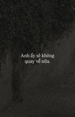 Anh ấy sẽ không quay về nữa