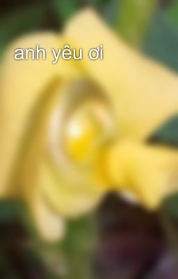 anh yêu ơi