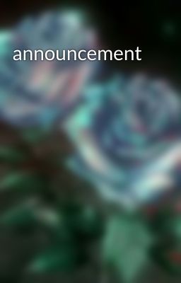 announcement