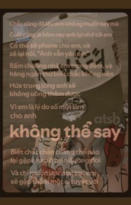 atsh •  không thể say