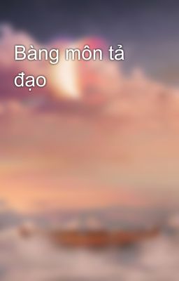 Bàng môn tả đạo