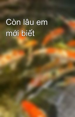 Còn lâu em mới biết