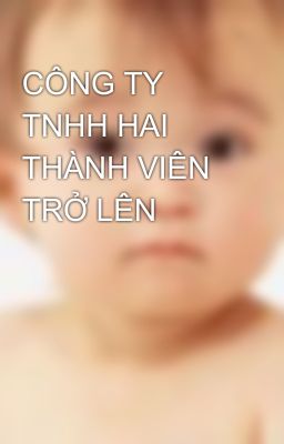 CÔNG TY TNHH HAI THÀNH VIÊN TRỞ LÊN