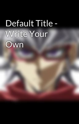 Default Title - Write Your Own