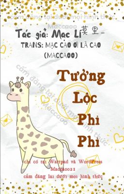 [ĐM dịch/HOÀN] Tưởng Lộc Phi Phi