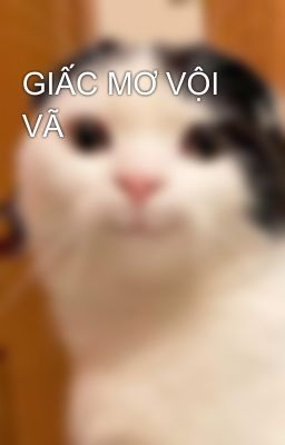 GIẤC MƠ VỘI VÃ