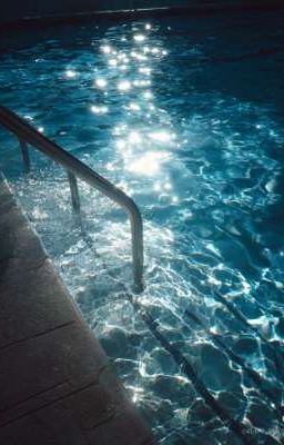 In the pool