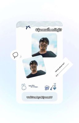 kookv | Cậu muốn nói gì?