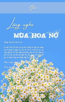 Lặng Nghe Mùa Hoa Nở