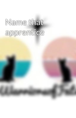 Name that apprentice