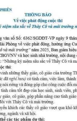 Ngày đầu nhận lớp