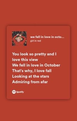 [Nhã Tít] We fell in love in October