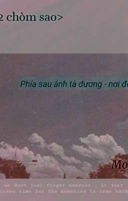 Phía sau ánh tà dương - nơi đó có anh