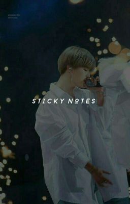 sticky notes.