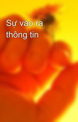 Sự vào ra thông tin