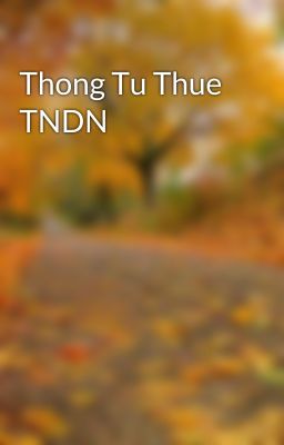 Thong Tu Thue TNDN