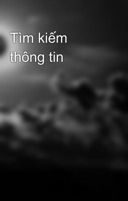 Tìm kiếm thông tin