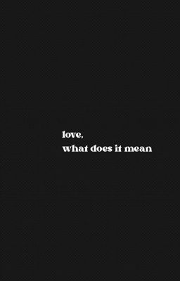 【VIGBEAN】Love, what does it mean.