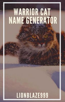 Warrior Cat Name Generator
